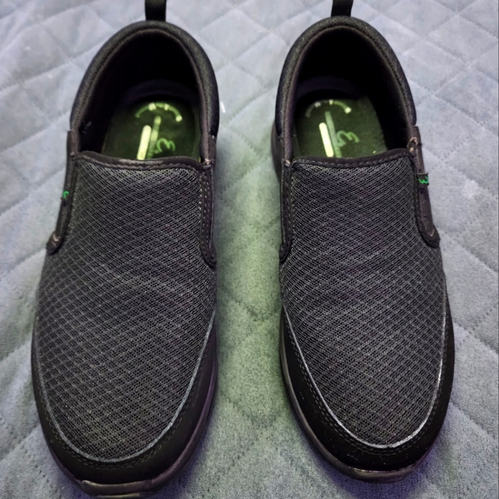 Emeril Lagasse‎ Womens Memory Foam Slip Resistant Work Shoes Black Size 9W